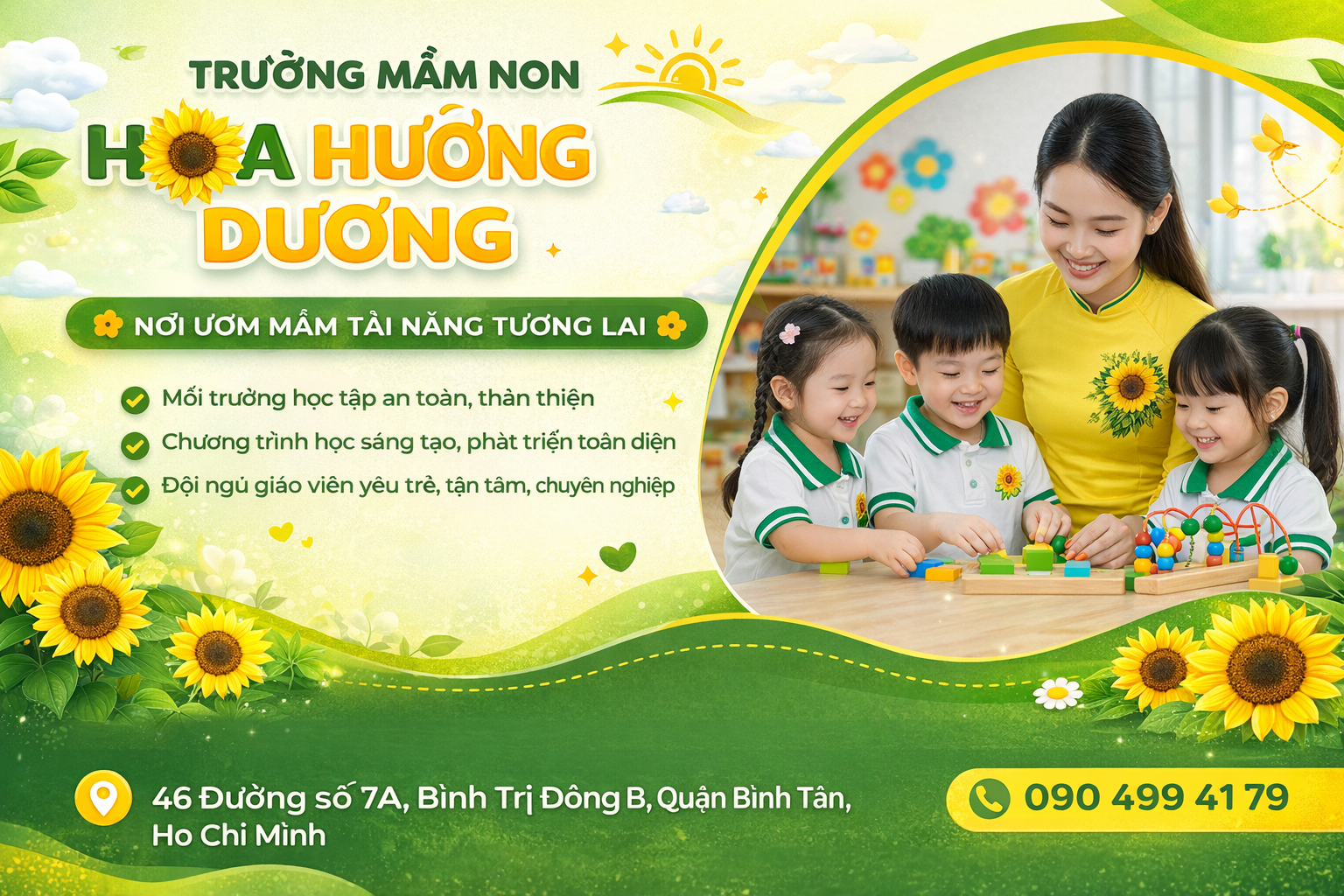 TRƯỜNG MẦM NON HOA HƯỚNG DƯƠNG 